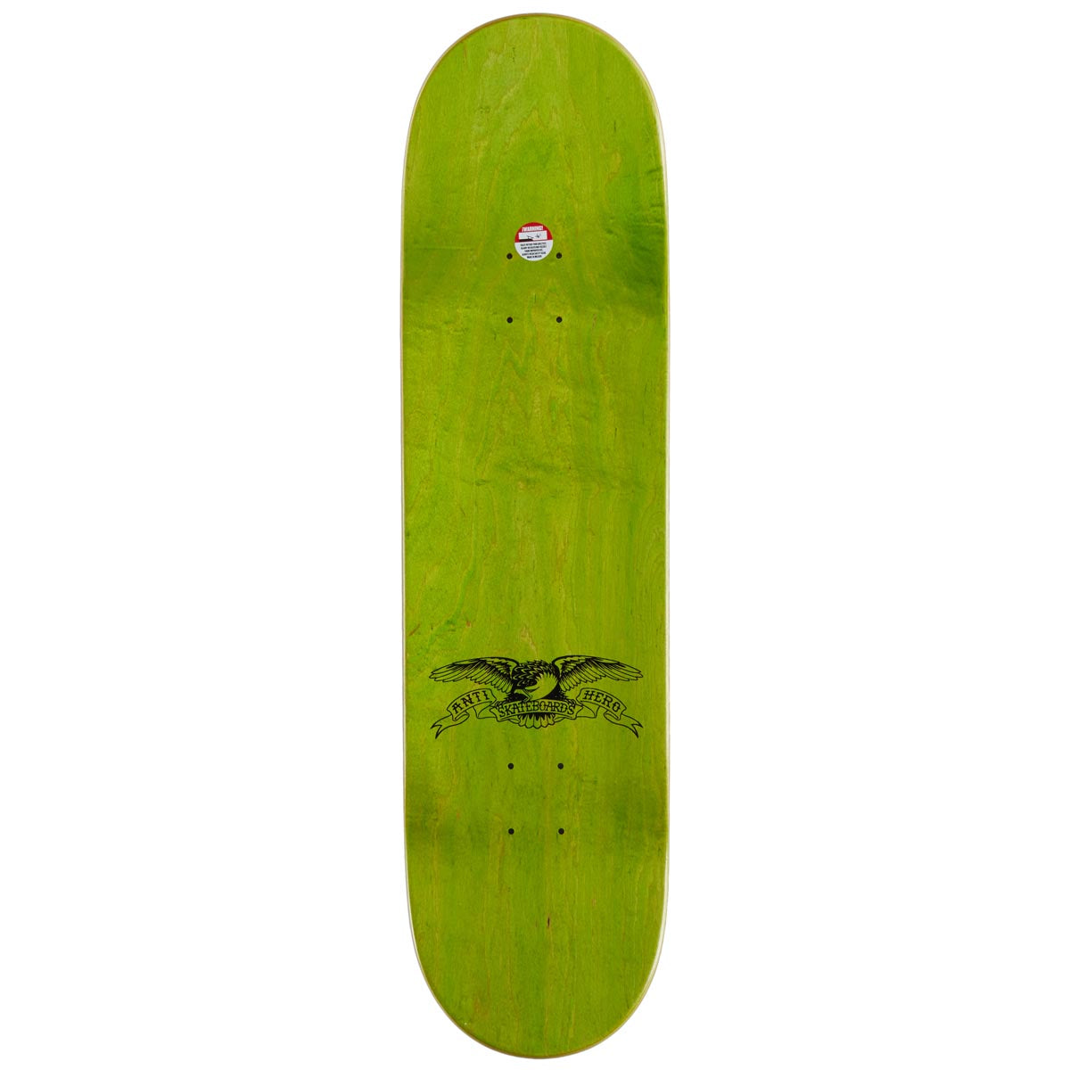 Anti-Hero Doobie Anti Intelligence Skateboard Deck - Cream - 8.75