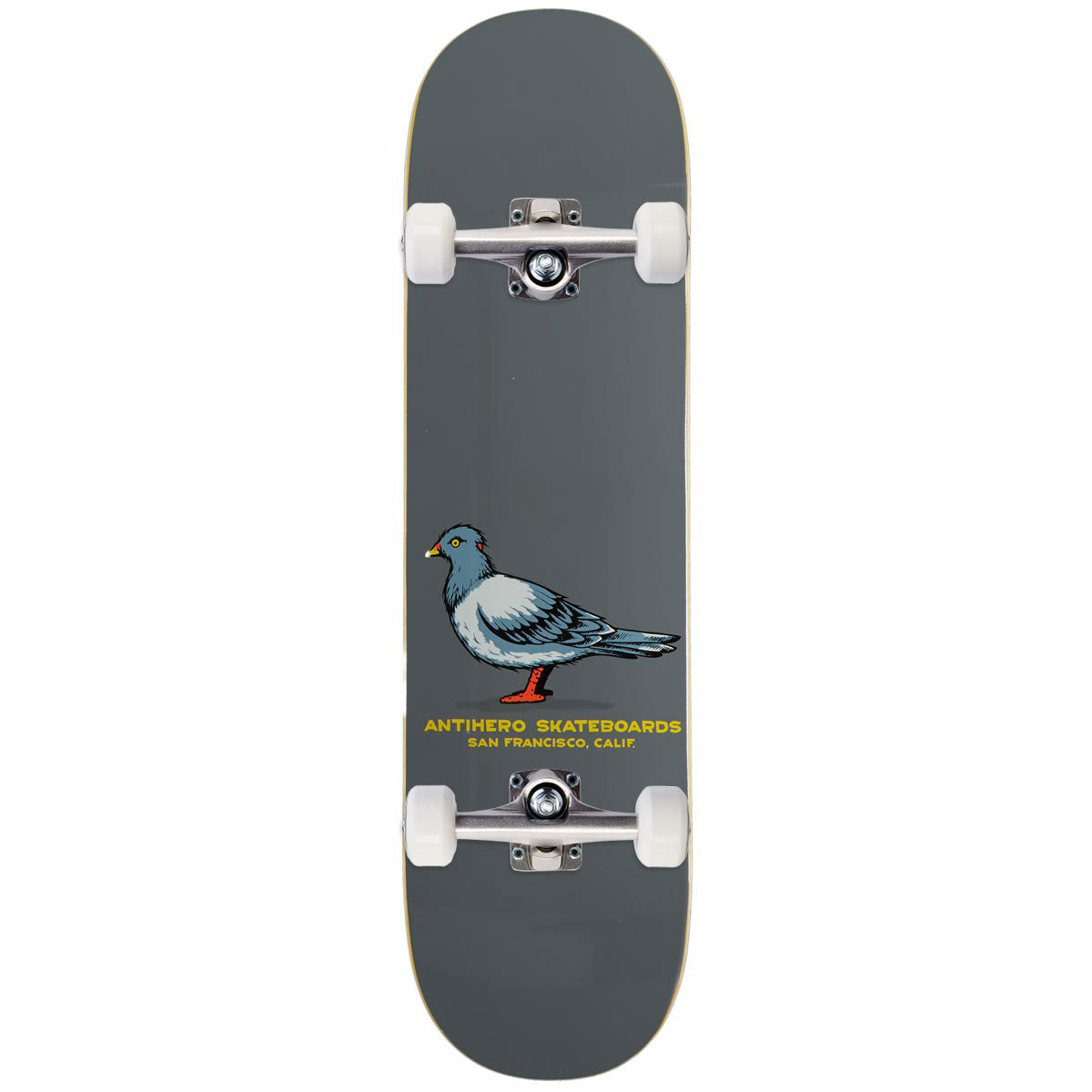 Anti-Hero Team Pigeon Skateboard Complete - Grey - 8.25