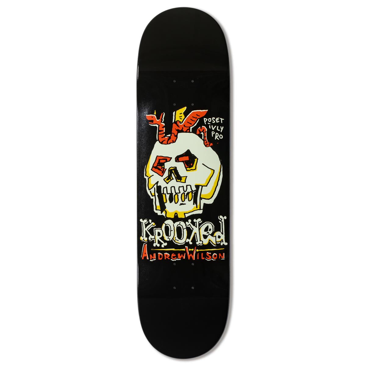 Krooked Wilson Positively Pro Skateboard Deck - 8.50