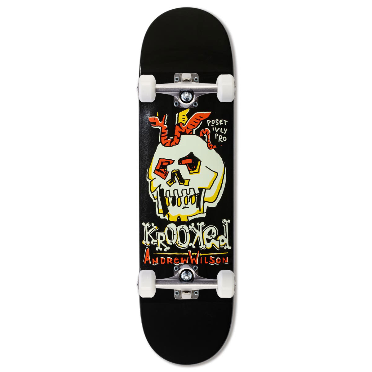 Krooked Wilson Positively Pro Skateboard Complete - 8.50