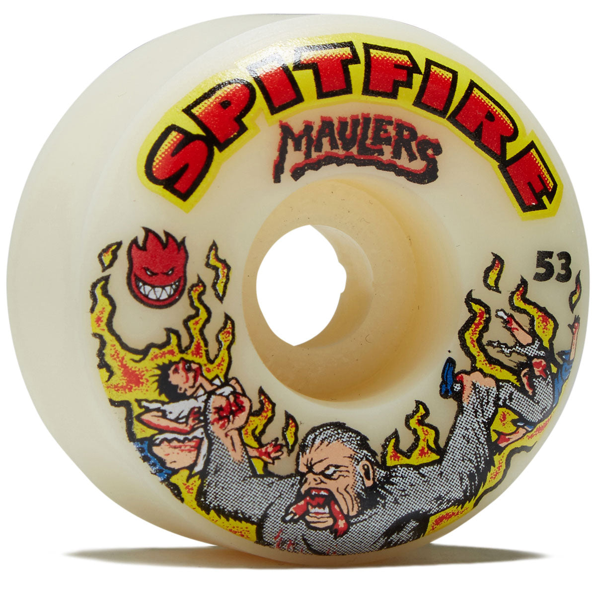 Spitfire F4 99d Maulers Skateboard Wheels - Natural - 53mm image 1