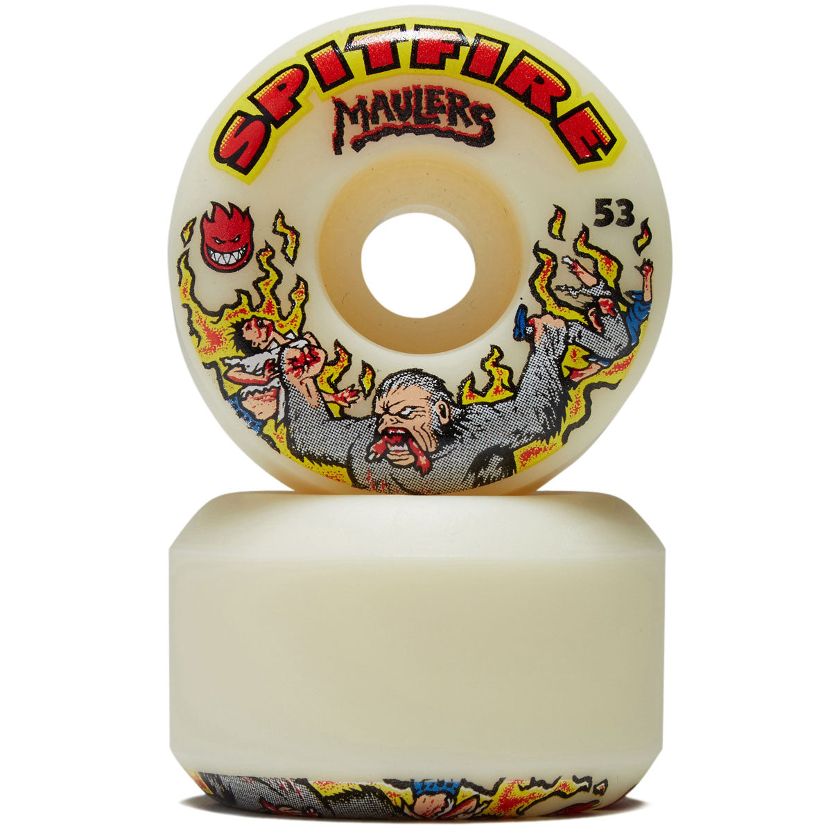 Spitfire F4 99d Maulers Skateboard Wheels - Natural - 53mm image 2