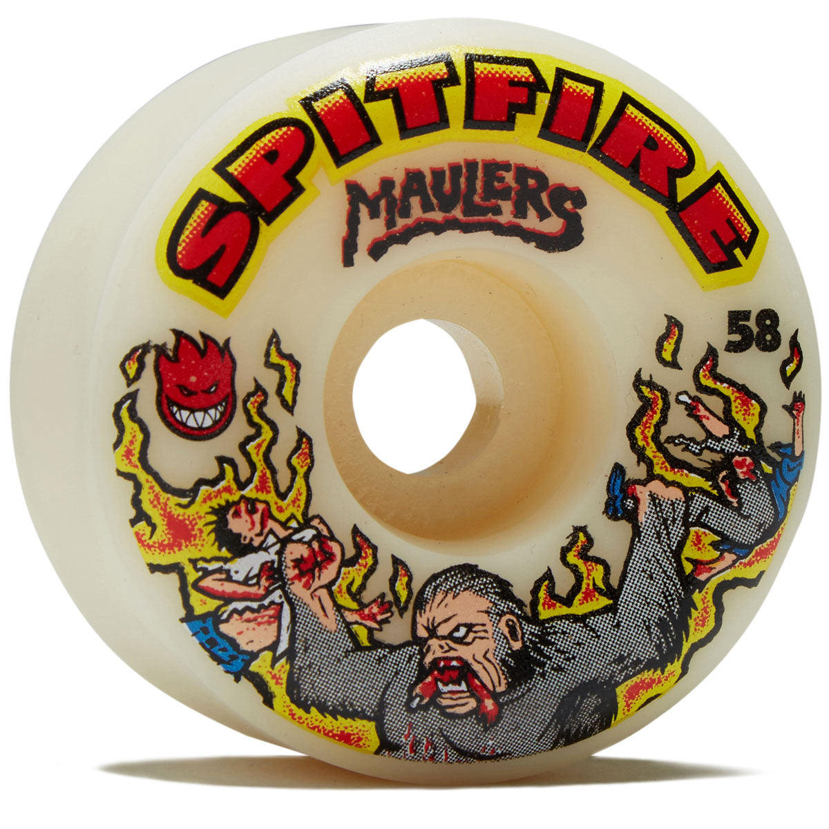 Spitfire F4 99d Maulers Skateboard Wheels - Natural - 58mm image 1