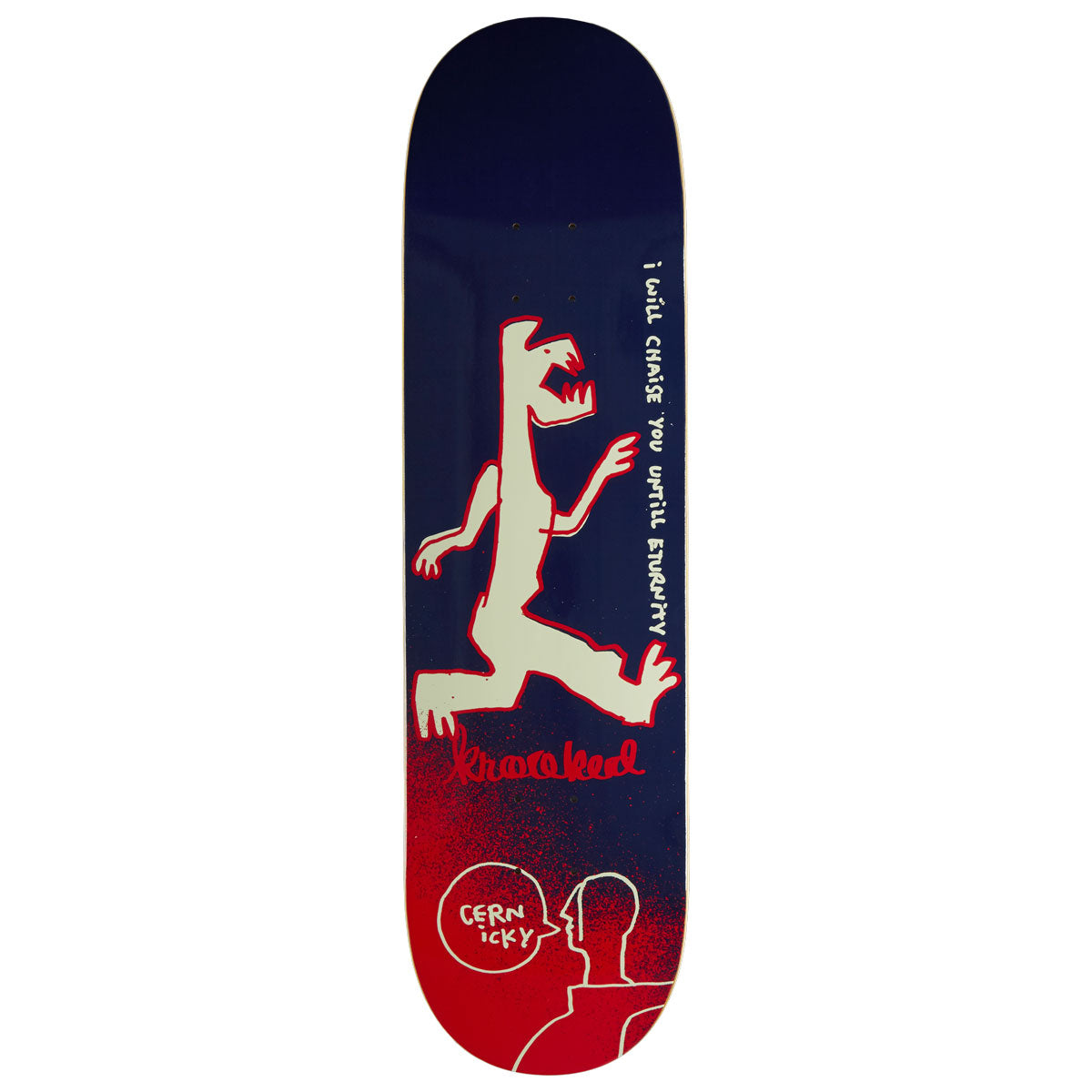 Krooked Cernicky Eturnity Skateboard Deck - 8.25