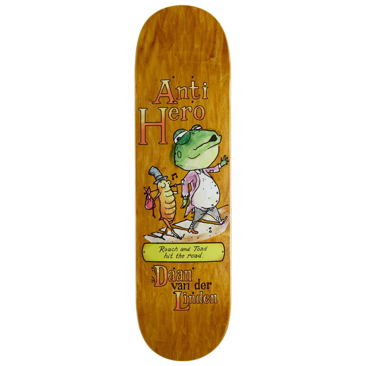 Anti-Hero Daan Roach And Toad Skateboard Deck - 8.28