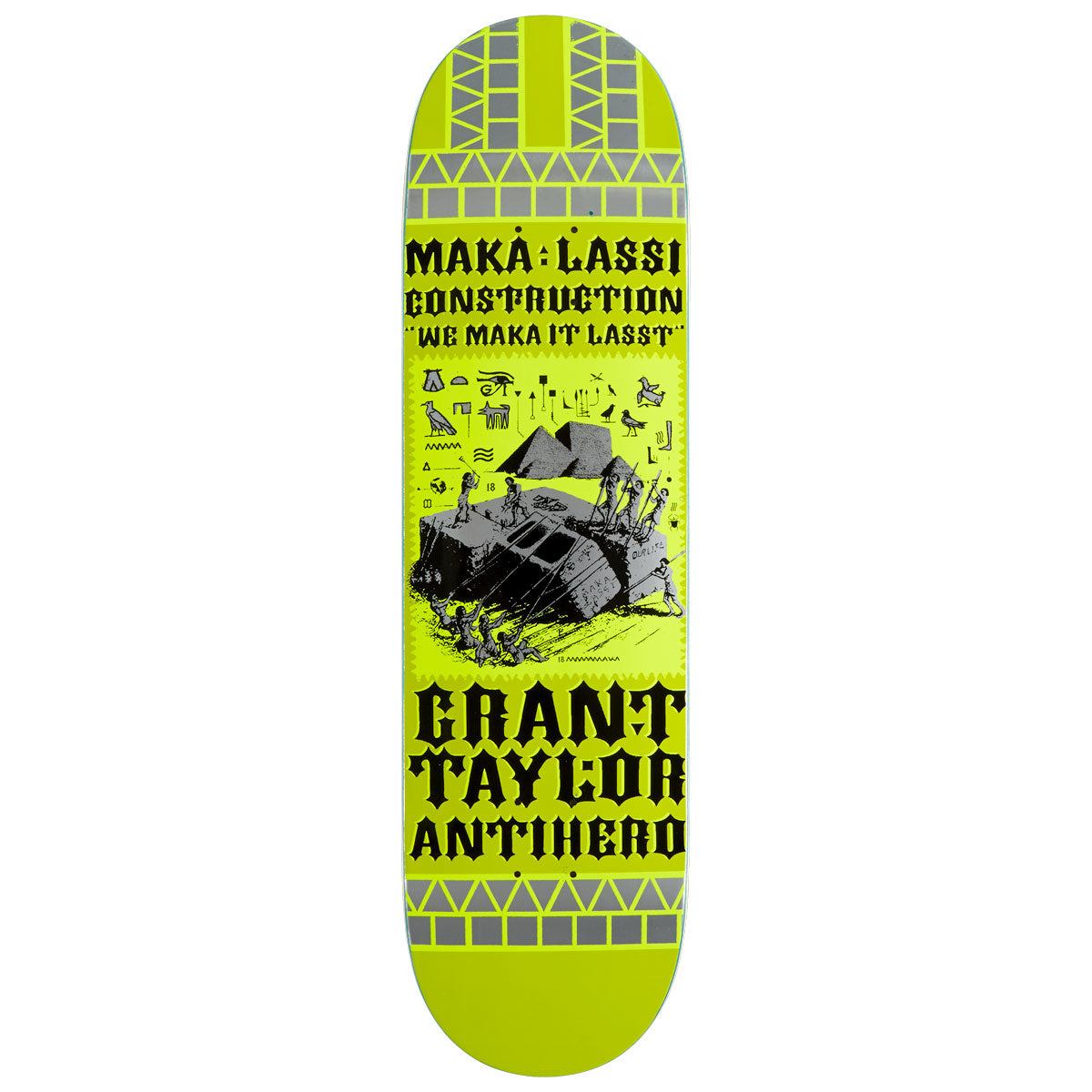 Anti-Hero Grant Makalassi Construction Renovated Skateboard Deck - 8.38