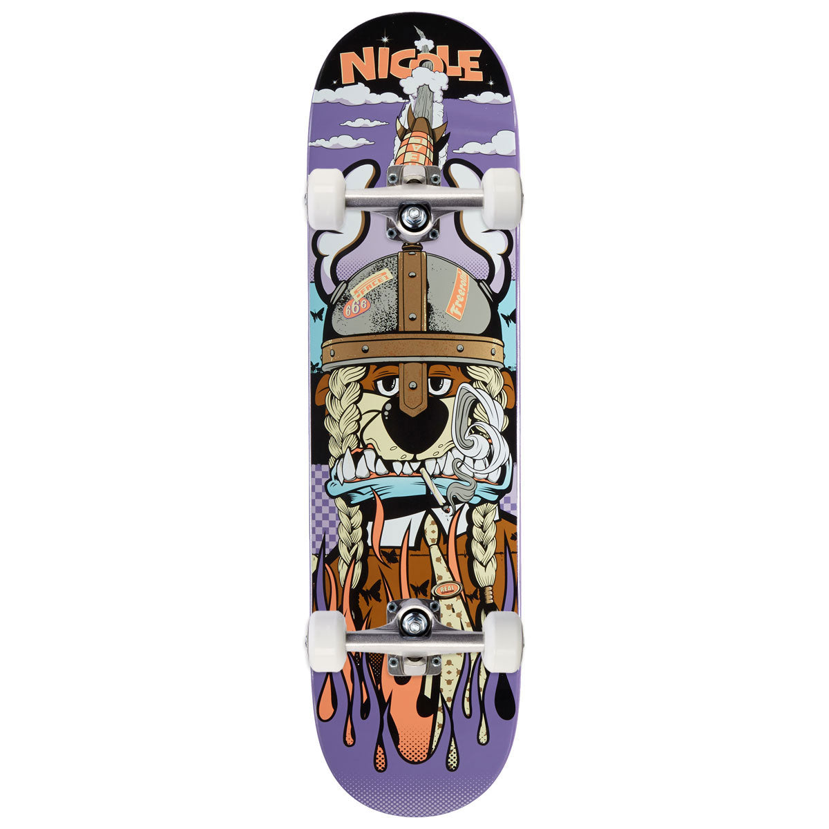 Real x D*Face Nicole Full SE Skateboard Complete - 8.06