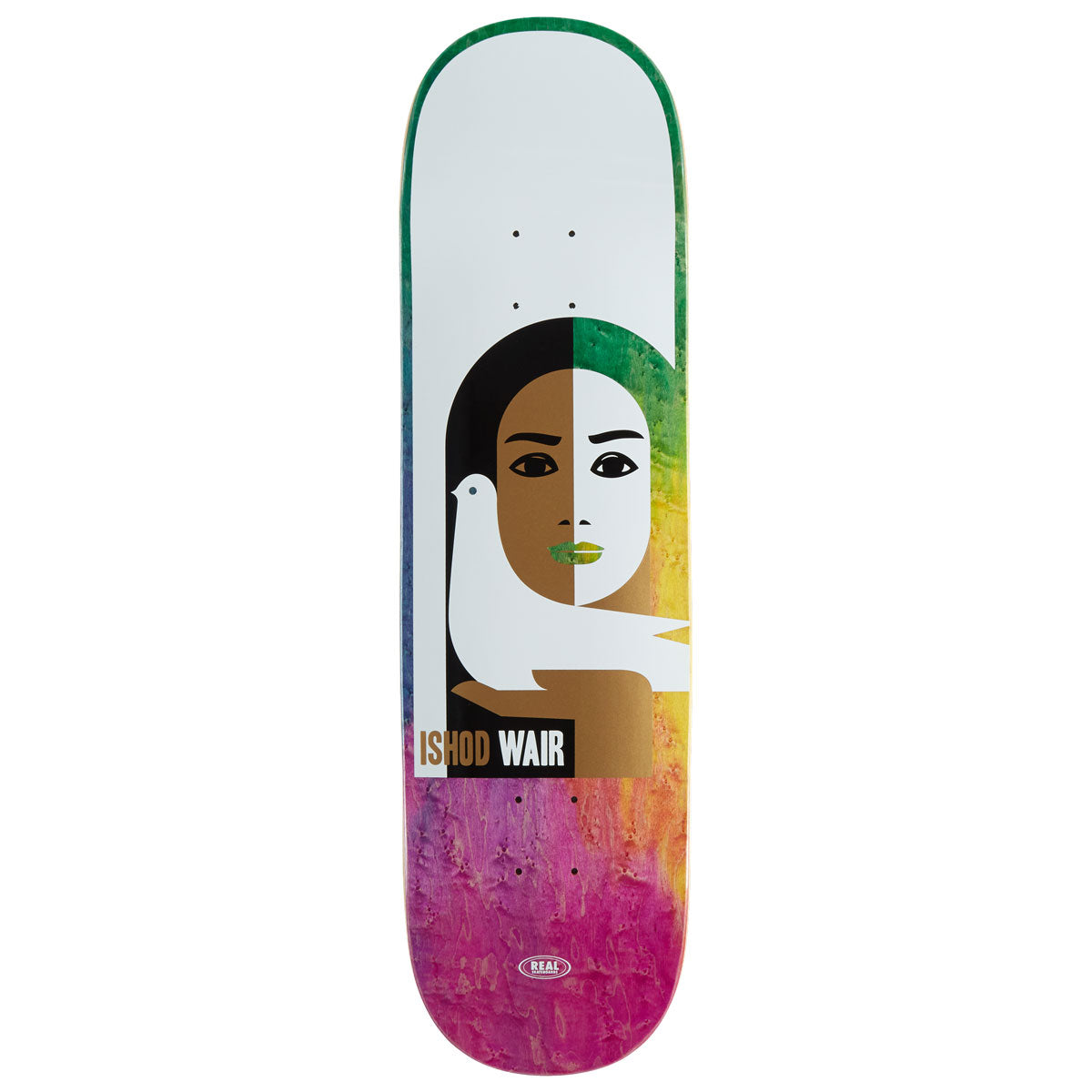 Real Ishod Peace Die-dye Edt. Full SE Skateboard Deck - 8.50