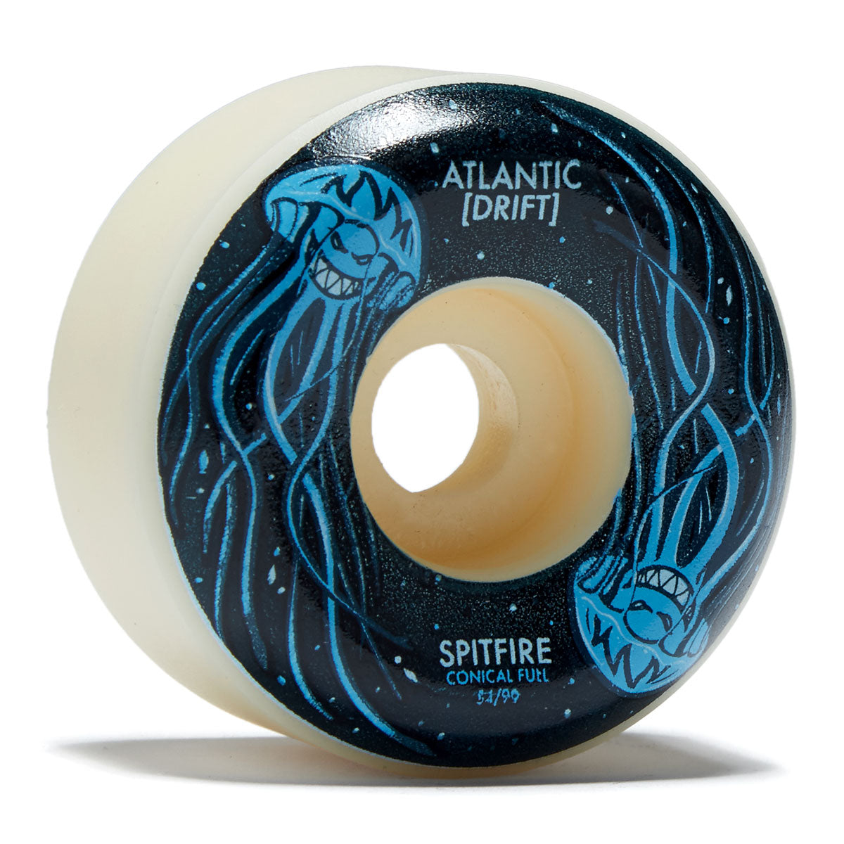 Spitfire x Atlantic Drift F4 99d Conical Full Skateboard Wheels - 54mm image 1