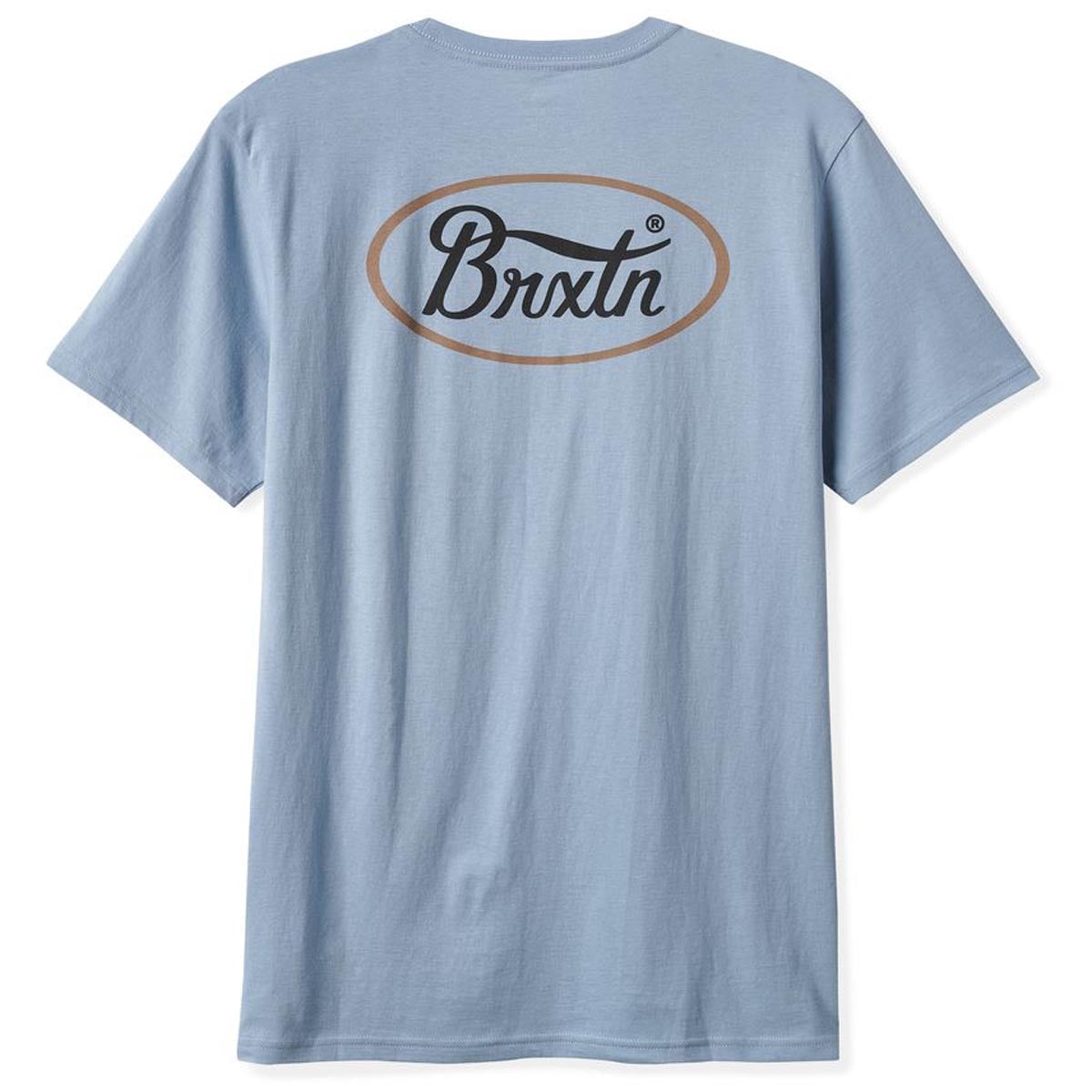 Brixton Parsons T-Shirt - Dusty Blue/Washed Black/Stone image 2
