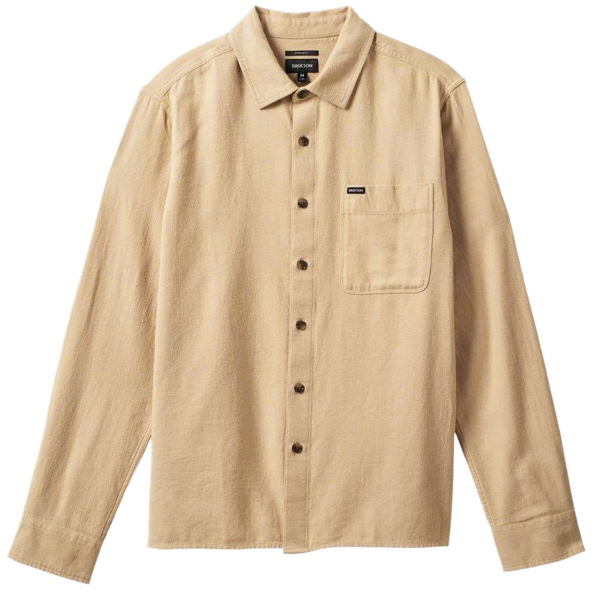 Brixton Hasting Lightweight Flannel Shirt - Wheat image 3