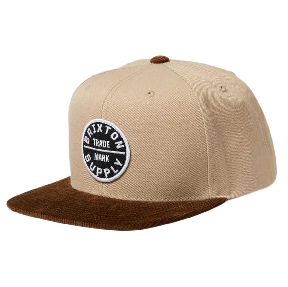 Brixton Oath III Snapback Hat - Khaki/Sepia image 1