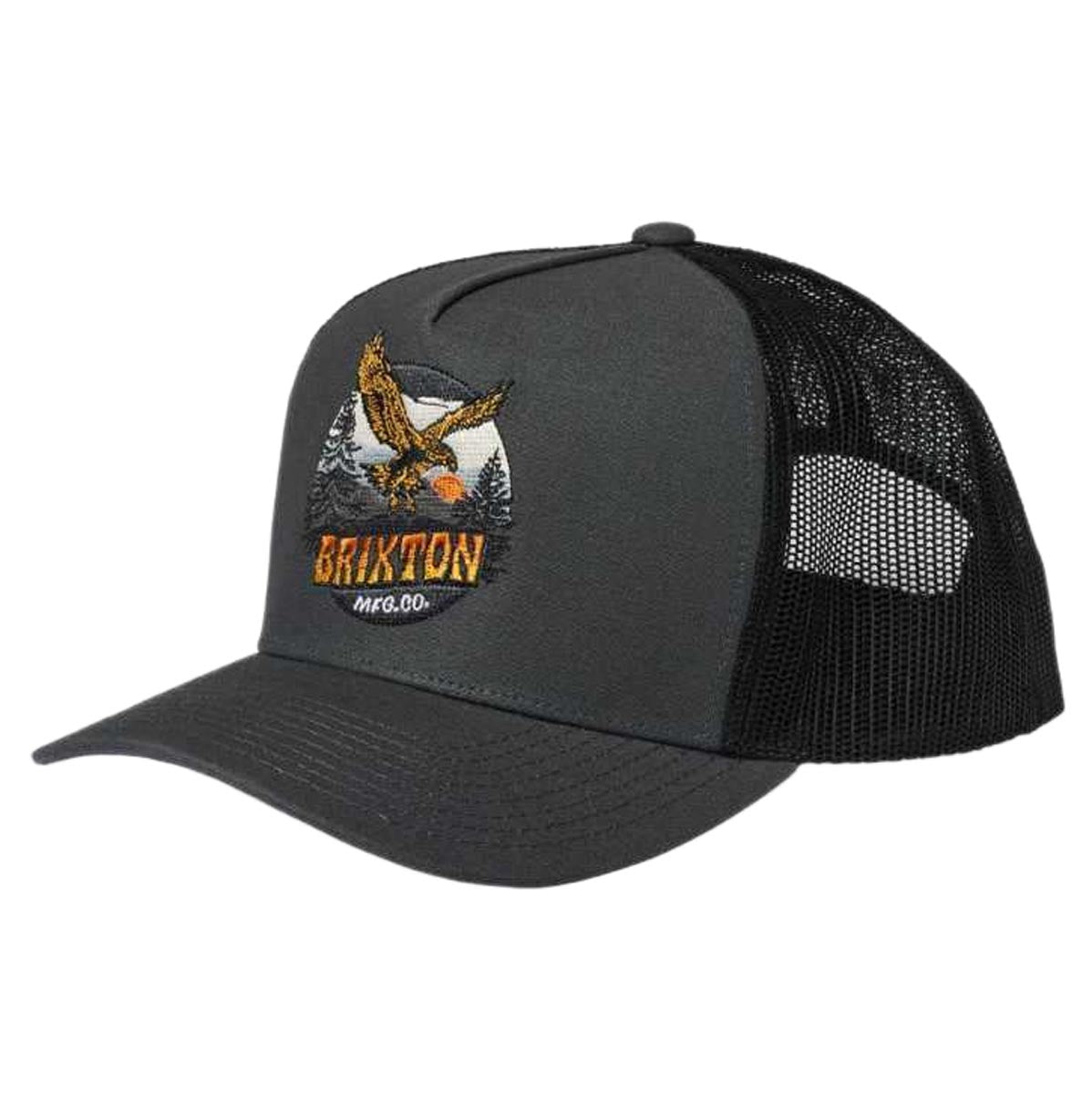 Brixton Ridgewood Netplus C Mp Trucker Hat - Charcoal/Black image 1