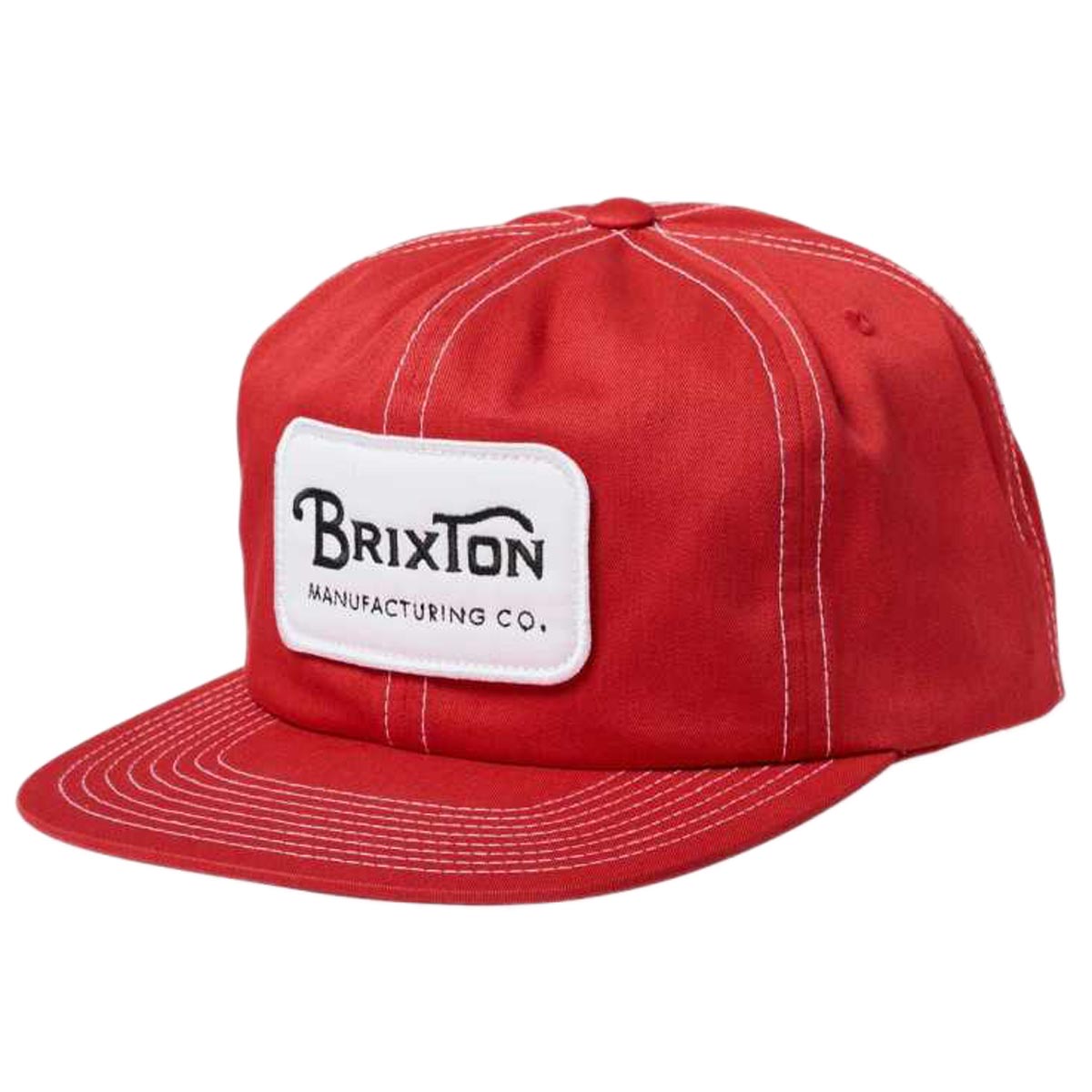 Brixton 20th Anniversary Grade Snapback Hat - Red image 1