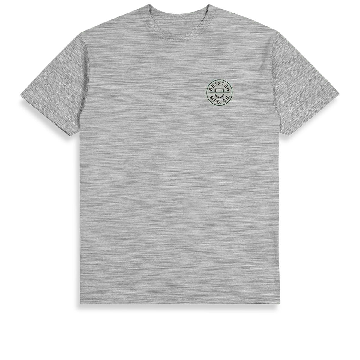 Brixton Crest II T-Shirt - Heather Grey/Washed Black/Pine image 1