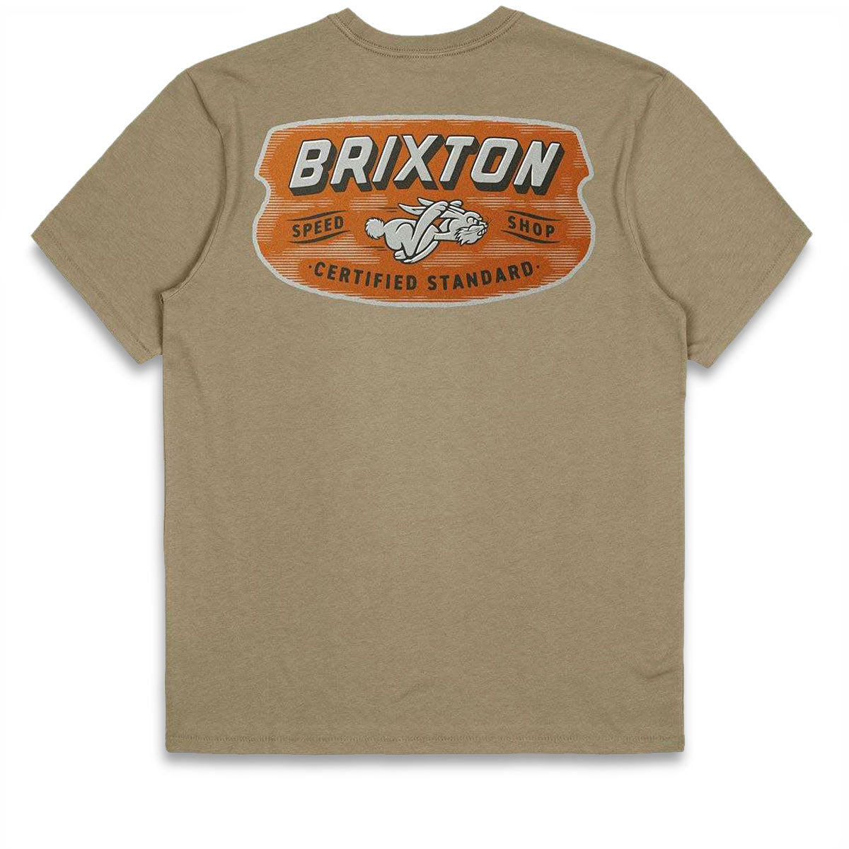 Brixton Clayburn Tailored T-Shirt - Oatmeal image 1