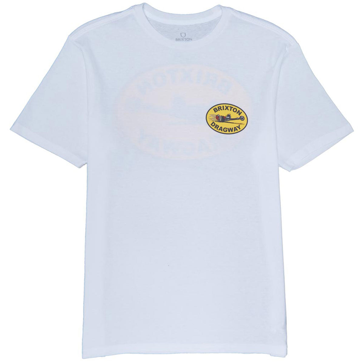 Brixton Dragway Tailored T-Shirt - White image 2