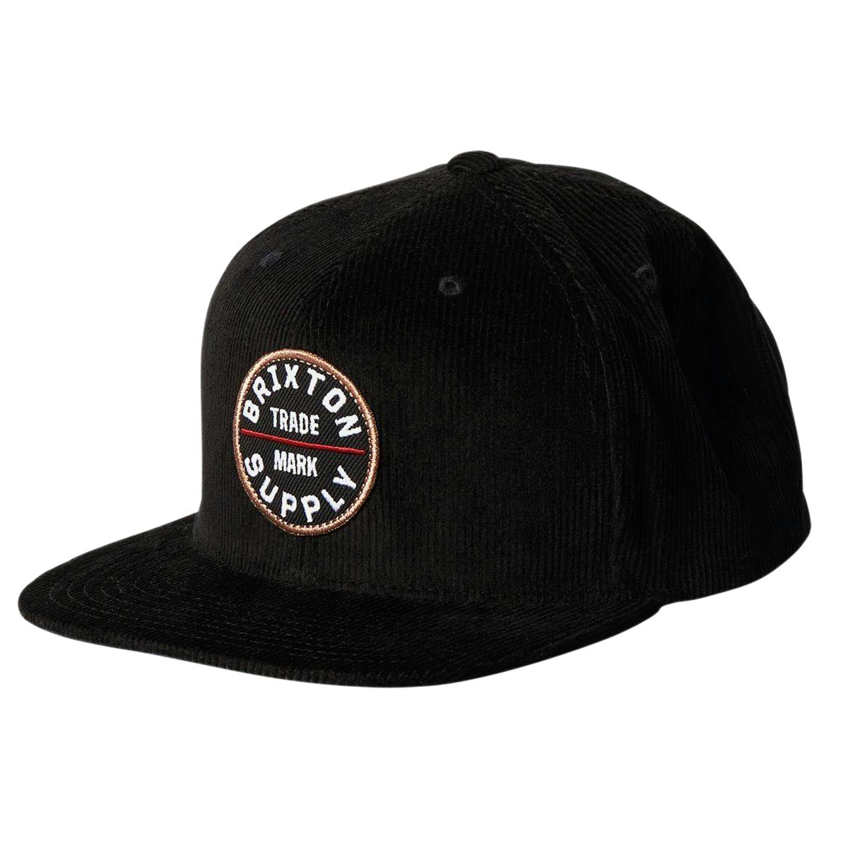 Brixton Oath III Snapback Hat - Black Cord image 1