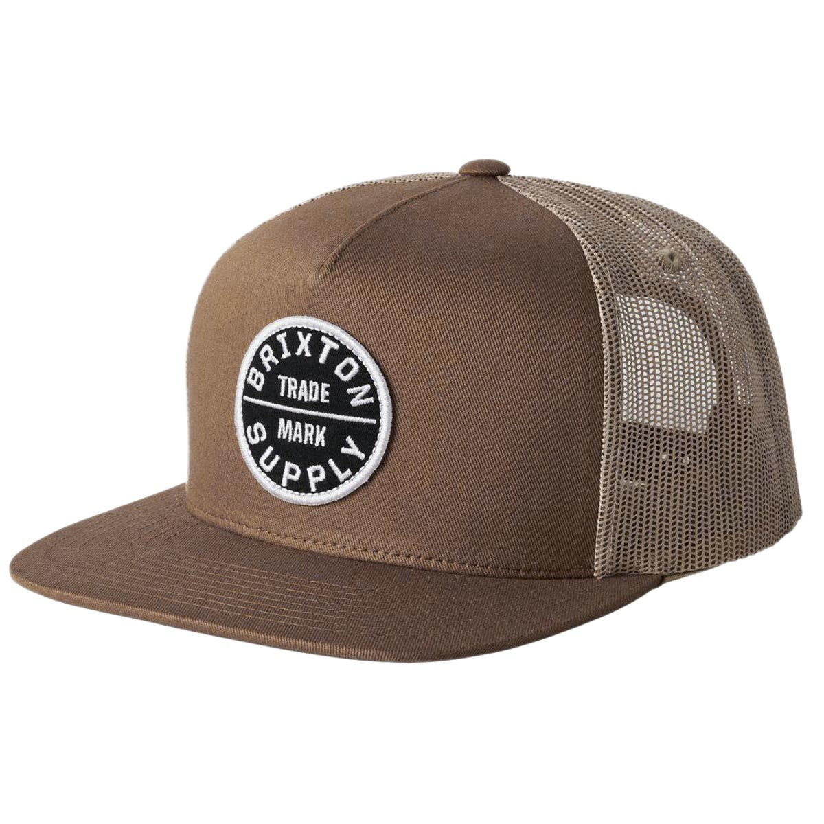 Brixton Oath Mp Trucker Hat Hat - Tan/Light Tan image 1