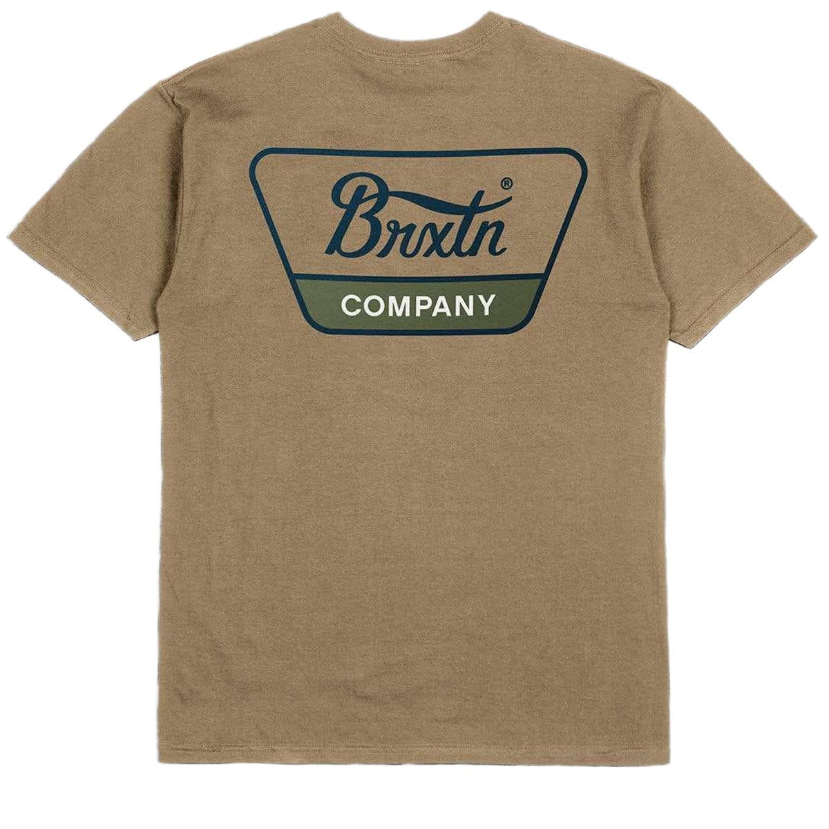 Brixton Linwood T-Shirt - Tiger's Eye/Navy/Olive image 1