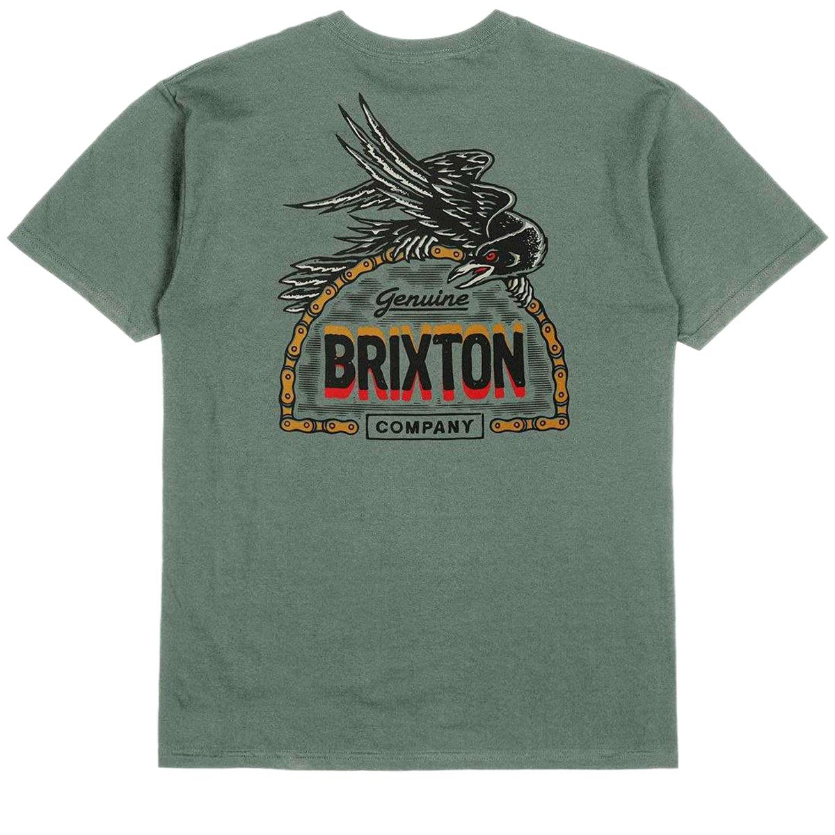 Brixton Raven Tailored T-Shirt - Laurel Wreath image 1