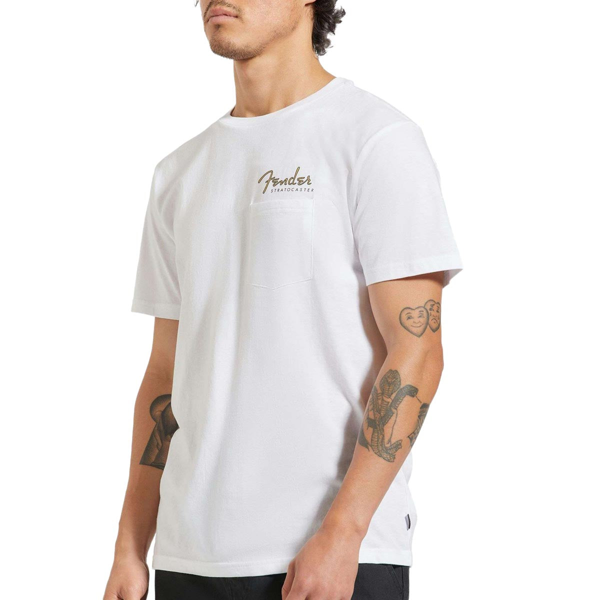 Brixton x Fender Volume Tailored Pocket T-Shirt - White image 3