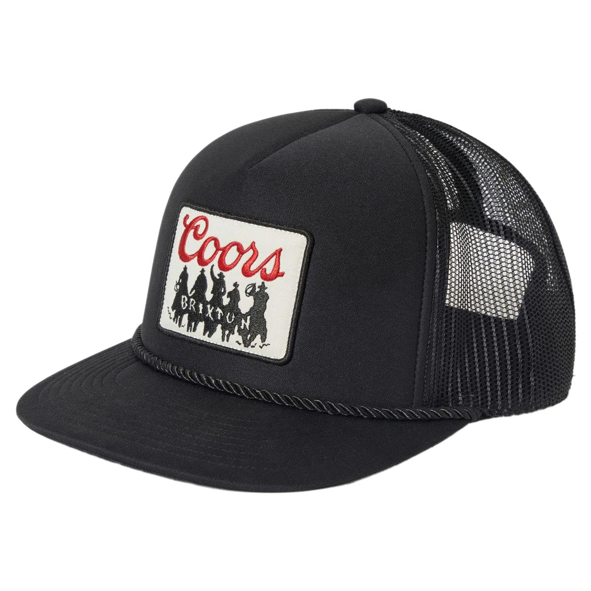 Brixton x Coors Bandit Hp Trucker Hat - Black/Black image 1