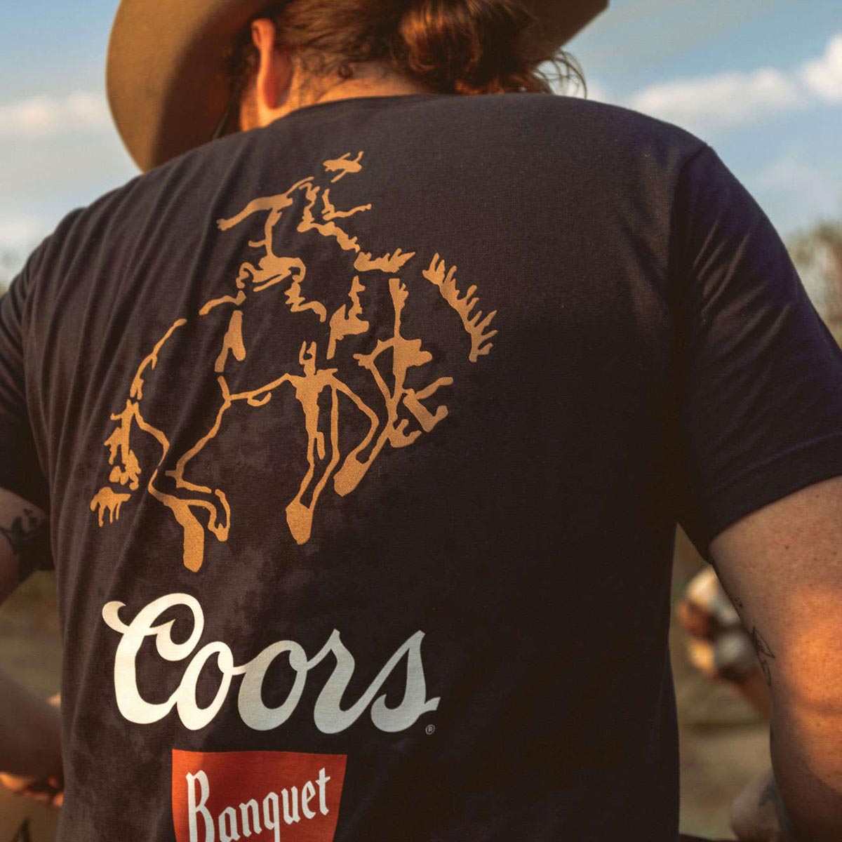 Brixton x Coors Colt T-Shirt - Black image 3