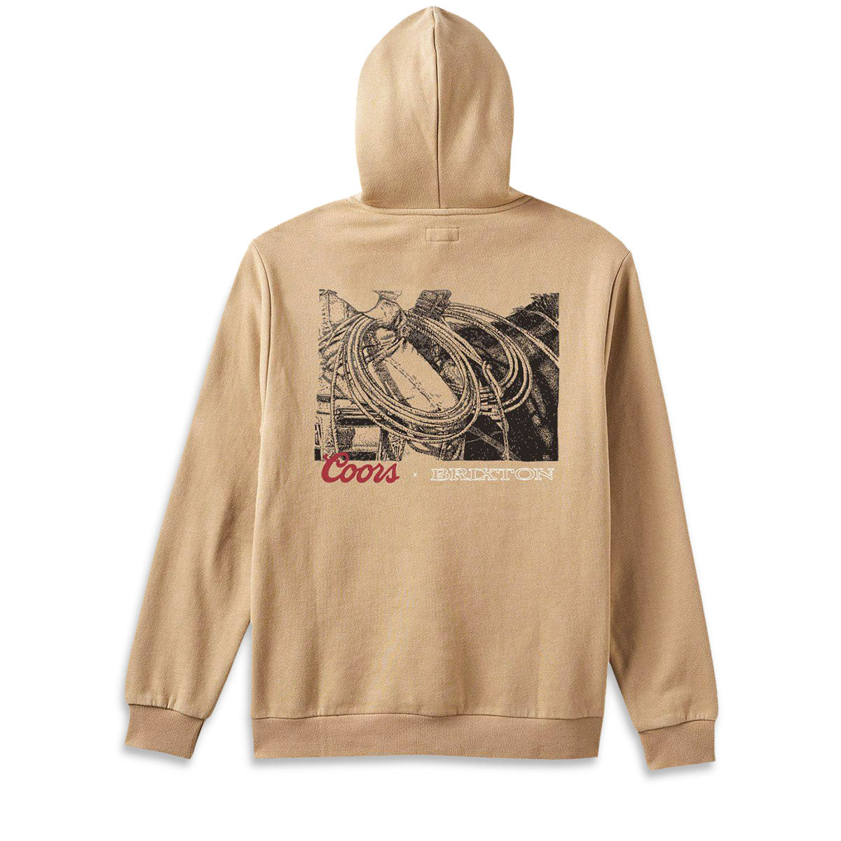 Brixton x Coors Range Hoodie - Sand image 1