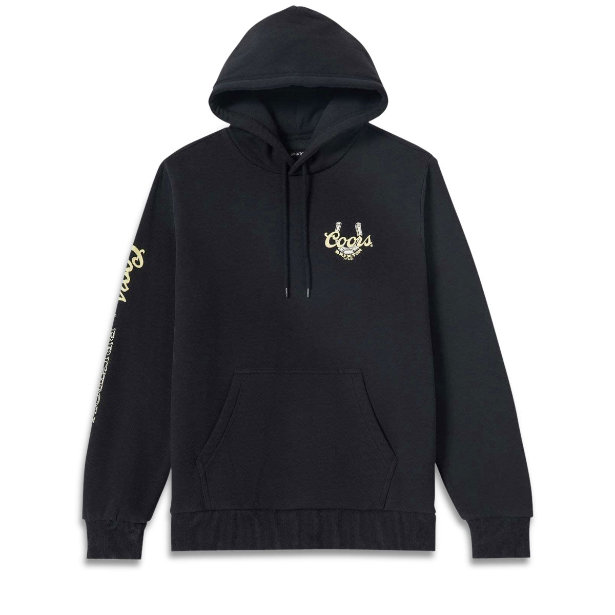 Brixton x Coors Luck Hoodie - Black image 1