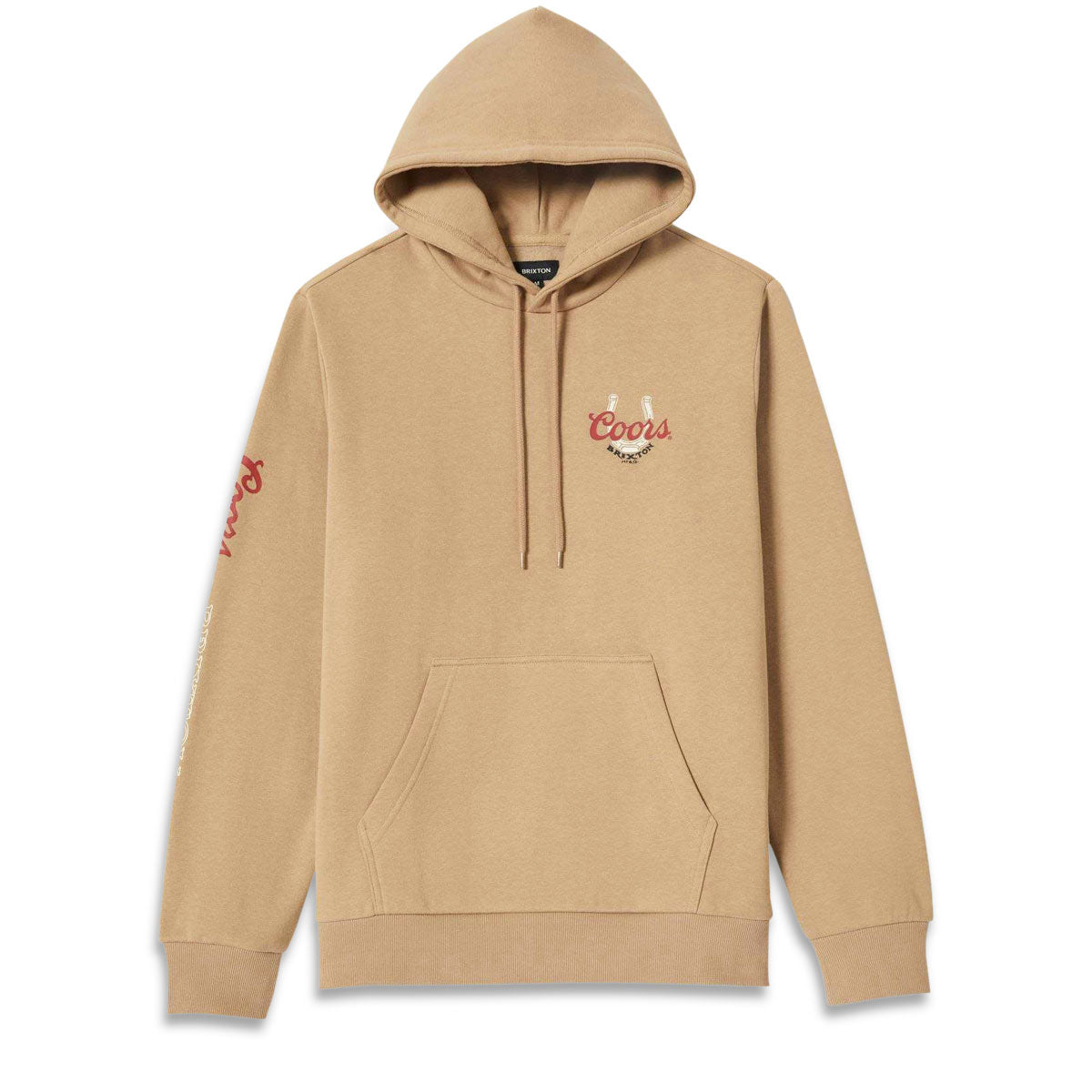 Brixton x Coors Luck Hoodie - Sand image 1