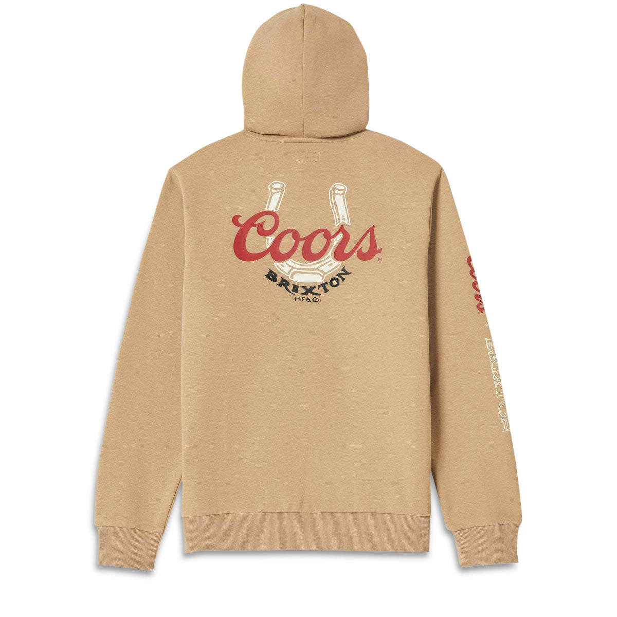 Brixton x Coors Luck Hoodie - Sand image 2