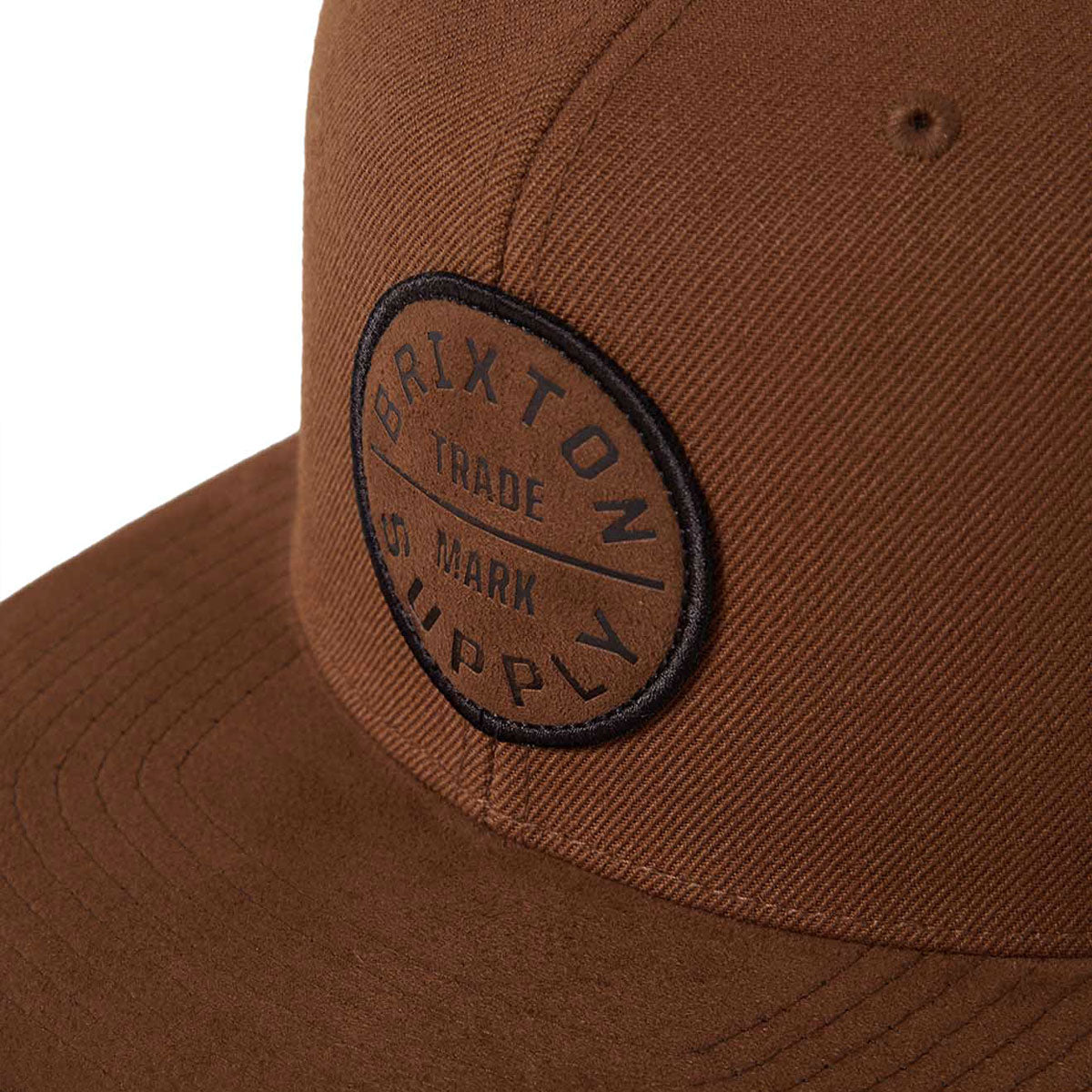 Brixton Oath III Snapback Hat - Coffee/Coffee image 3