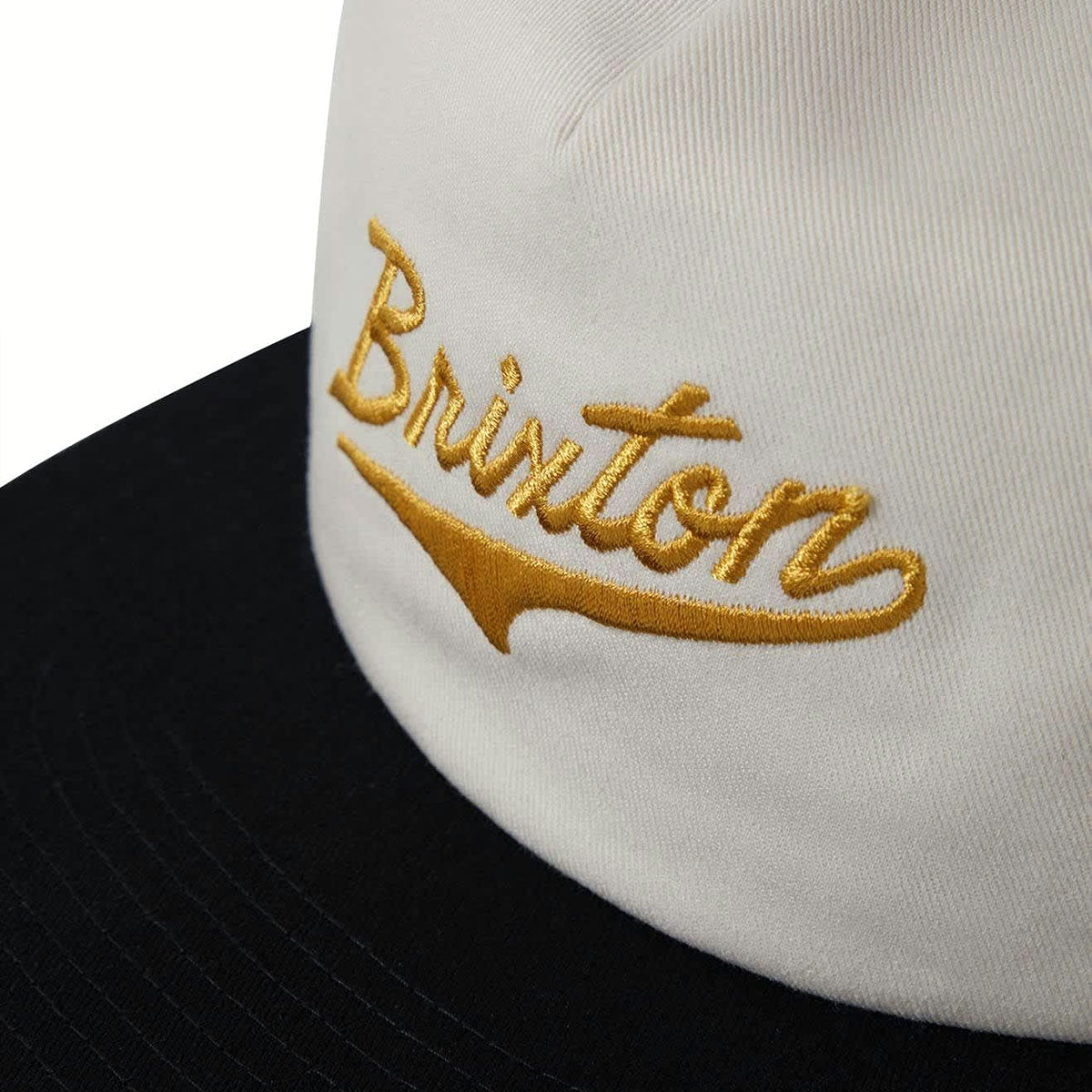 Brixton The League Mp Snapback Hat - Black/Off White image 3