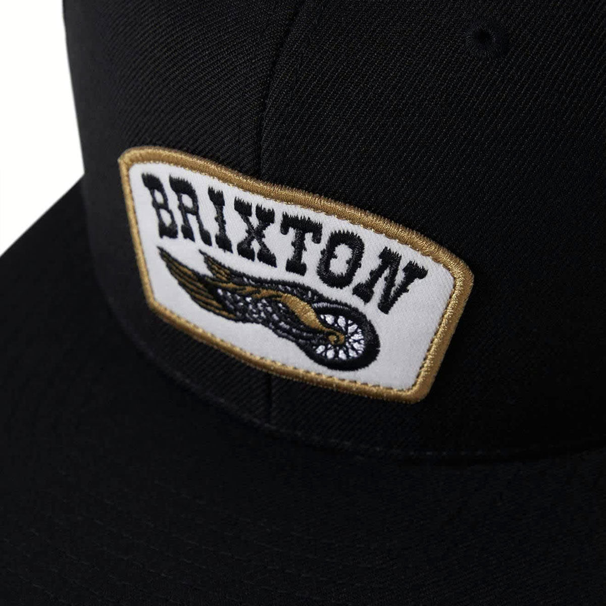 Brixton Roller Mp Snapback Hat - Black image 3