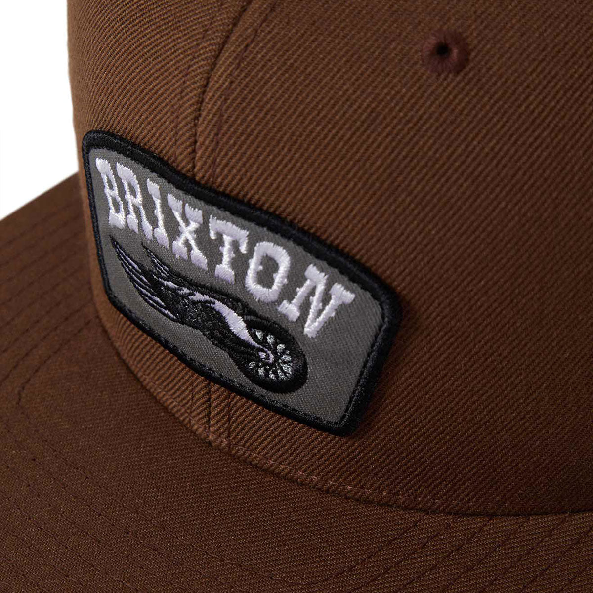 Brixton Roller Mp Snapback Hat - Pinecone Brown image 3