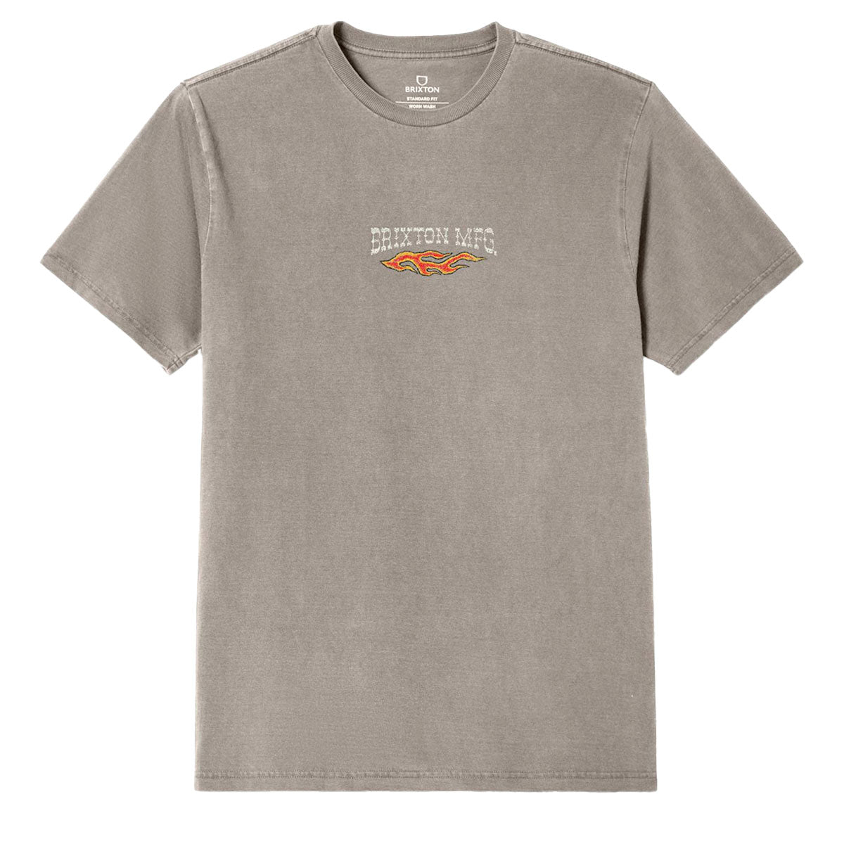 Brixton Hardee T-Shirt - Cinder Worn Wash image 1