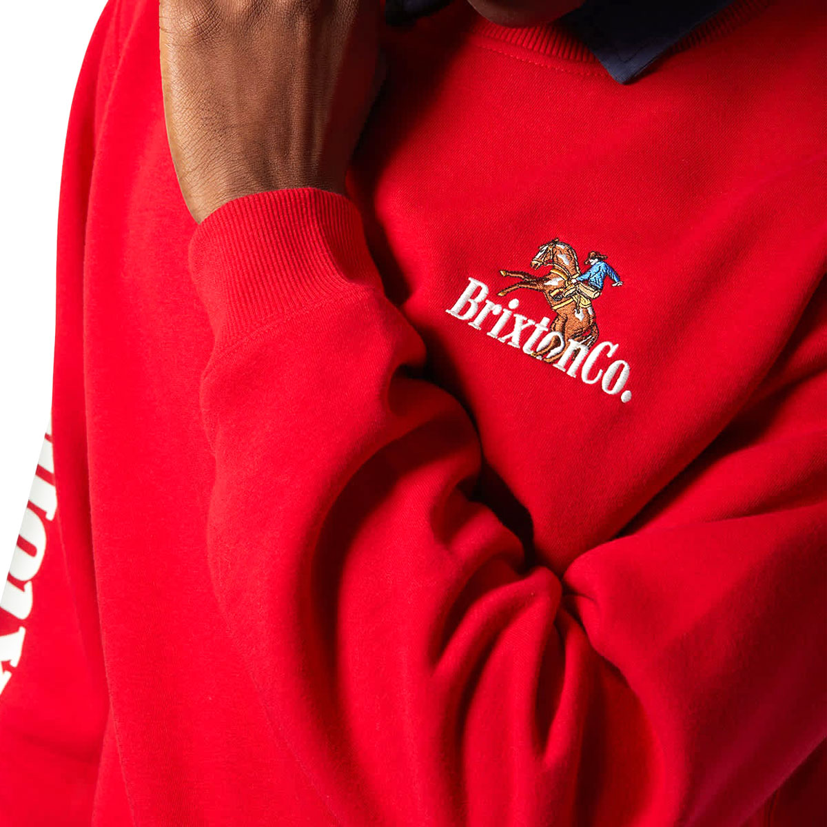 Brixton Inwood Sweatshirt - Crimson image 4