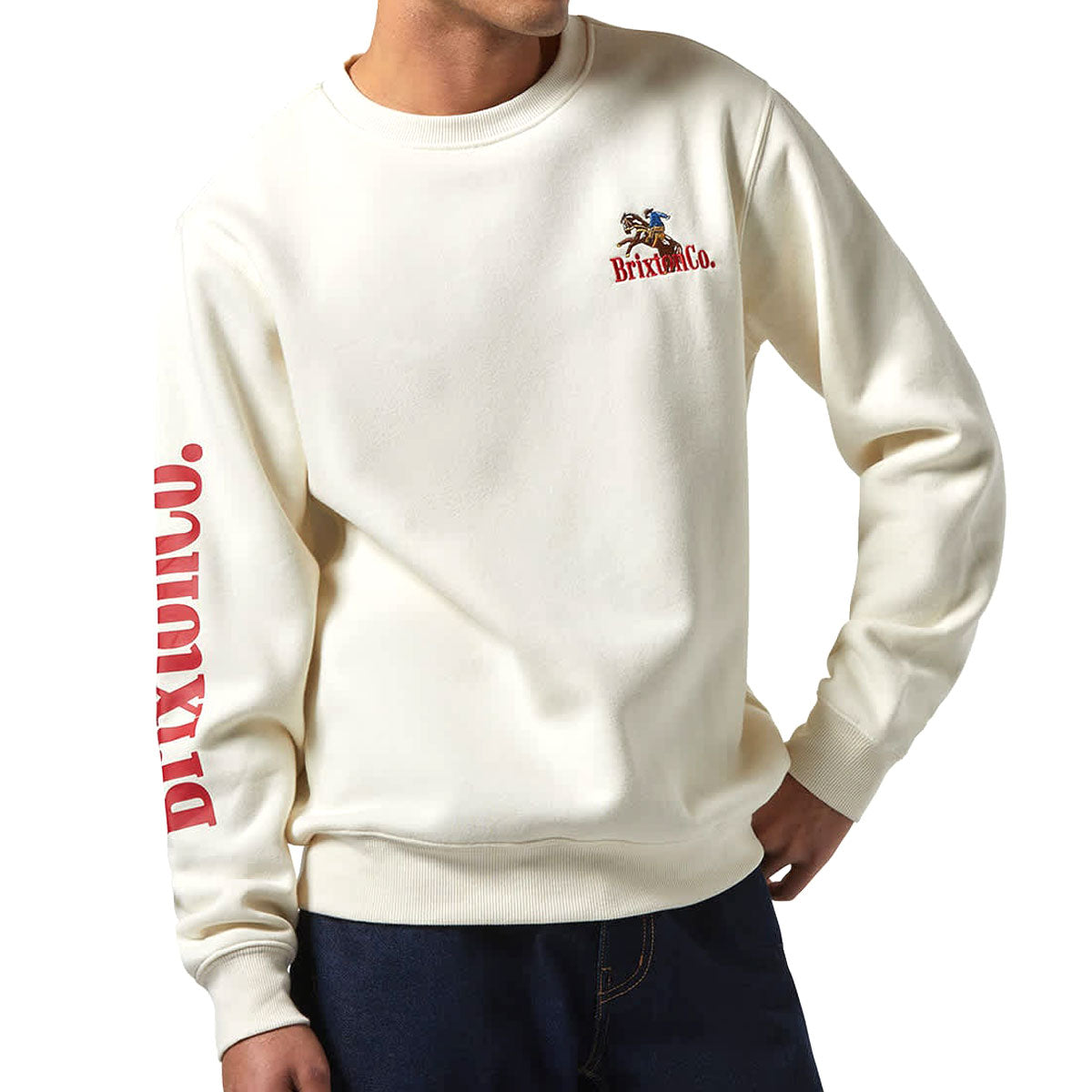 Brixton Inwood Sweatshirt - Egret White image 1