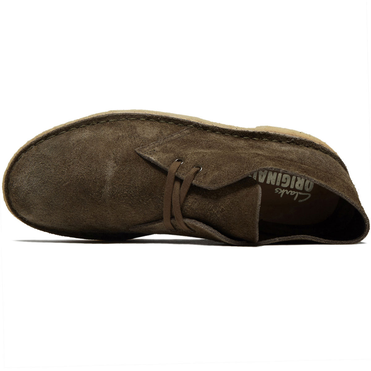 Clarks Desert Boots - Dark Khaki Suede image 3