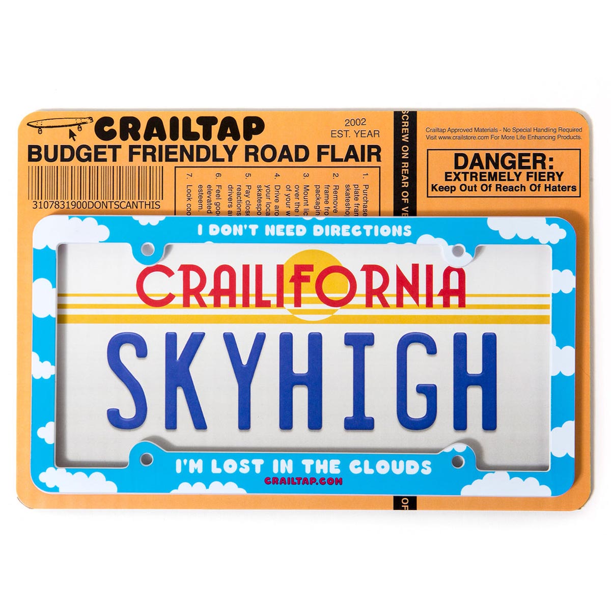 Crailtap Crailtap License Plate Frame - Multi Color image 1