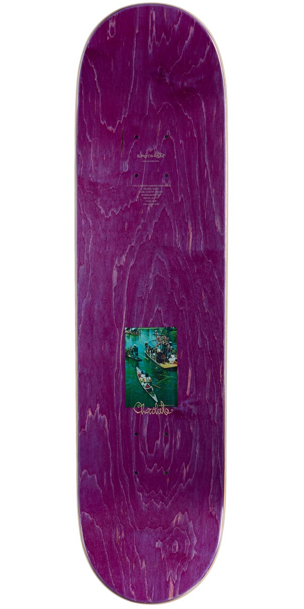 Chocolate Trajineras Alvarez Skateboard Deck - 8.25