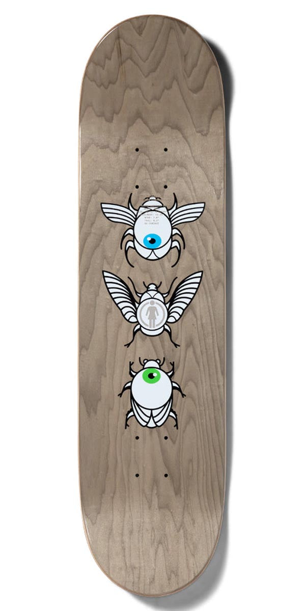 Girl Beetle Bum Pacheco Skateboard Deck - 8.375