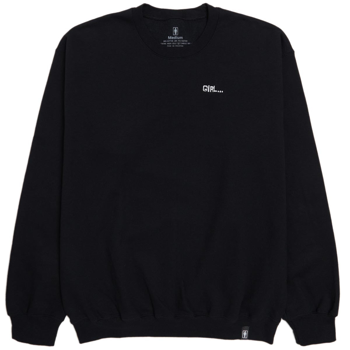 Girl Etcetera Crewneck Sweatshirt - Black image 1