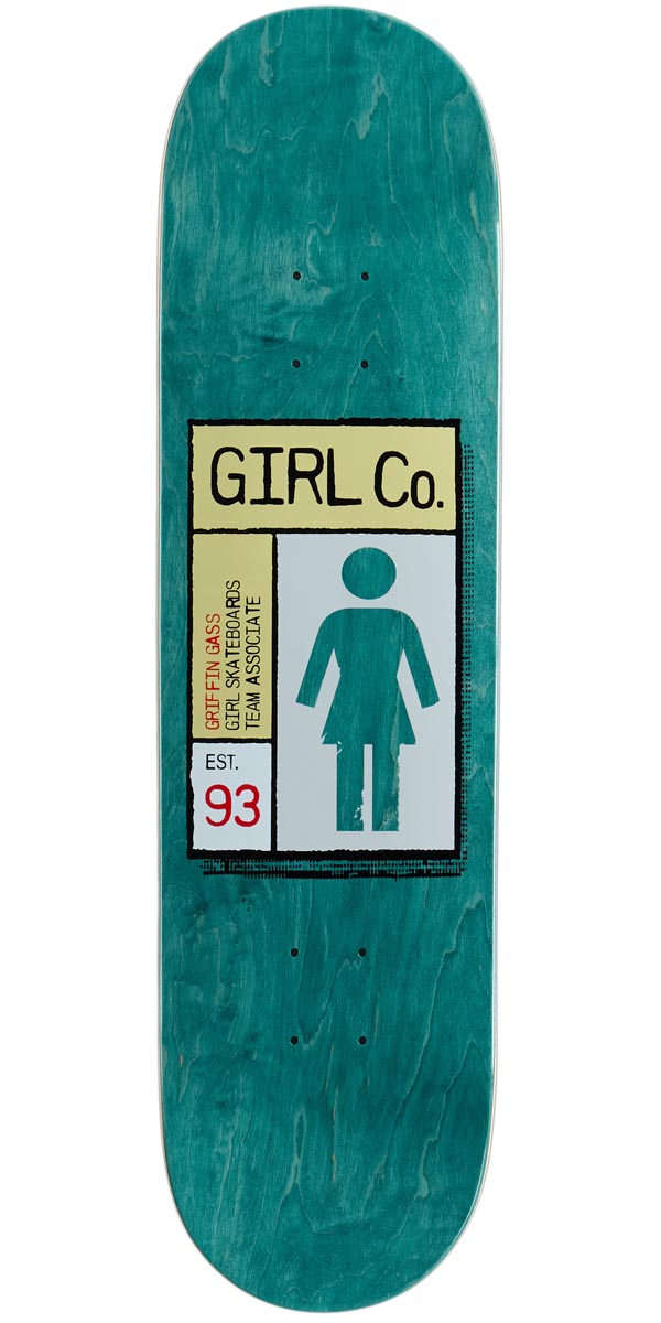 Girl Gridbox Gass Skateboard Deck - 8.25