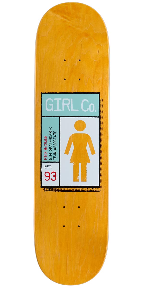 Girl Gridbox McCrank Twin Tip Skateboard Deck - 8.25