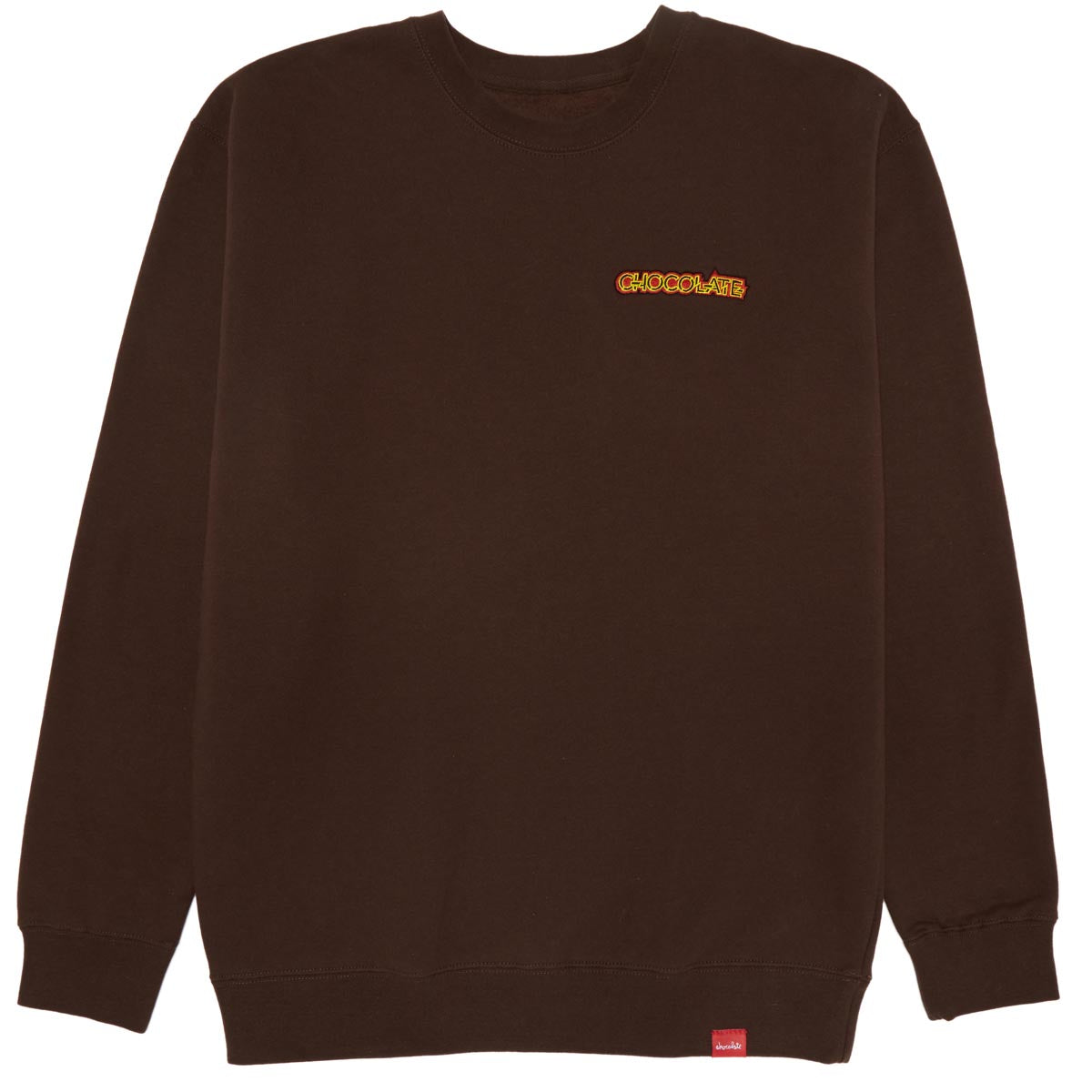 Girl Parliament Fleece Crewneck Sweater - Brown image 1