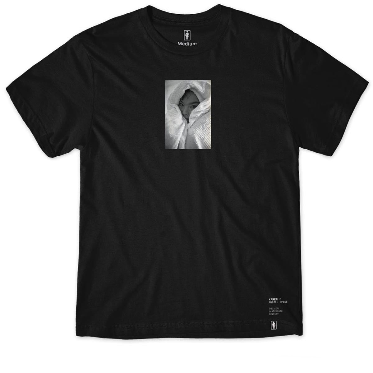 Girl Bjork T-Shirt - Antique Black image 1