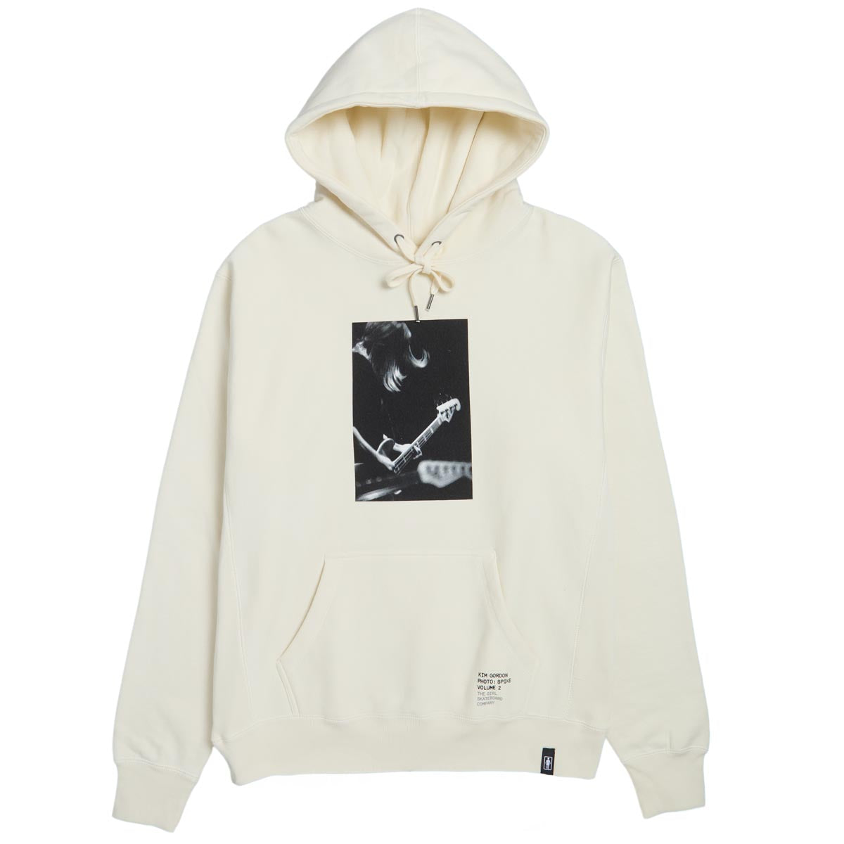 Girl Kim Gordon Pullover Hoodie - Antique White image 1