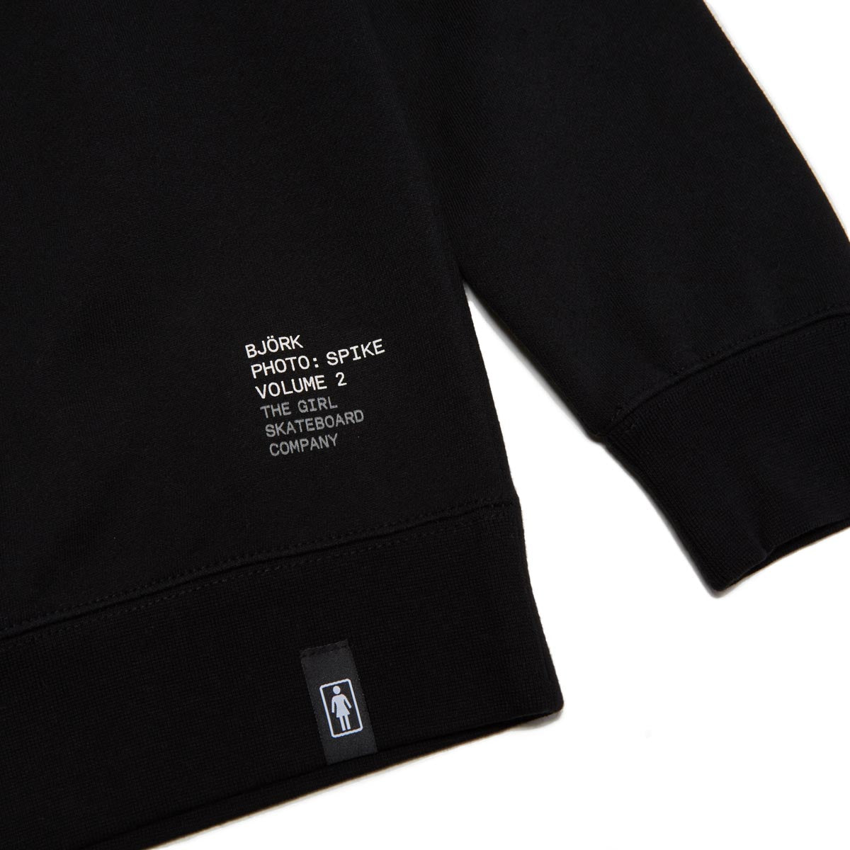 Girl Bjork Crew Sweater - Black image 2